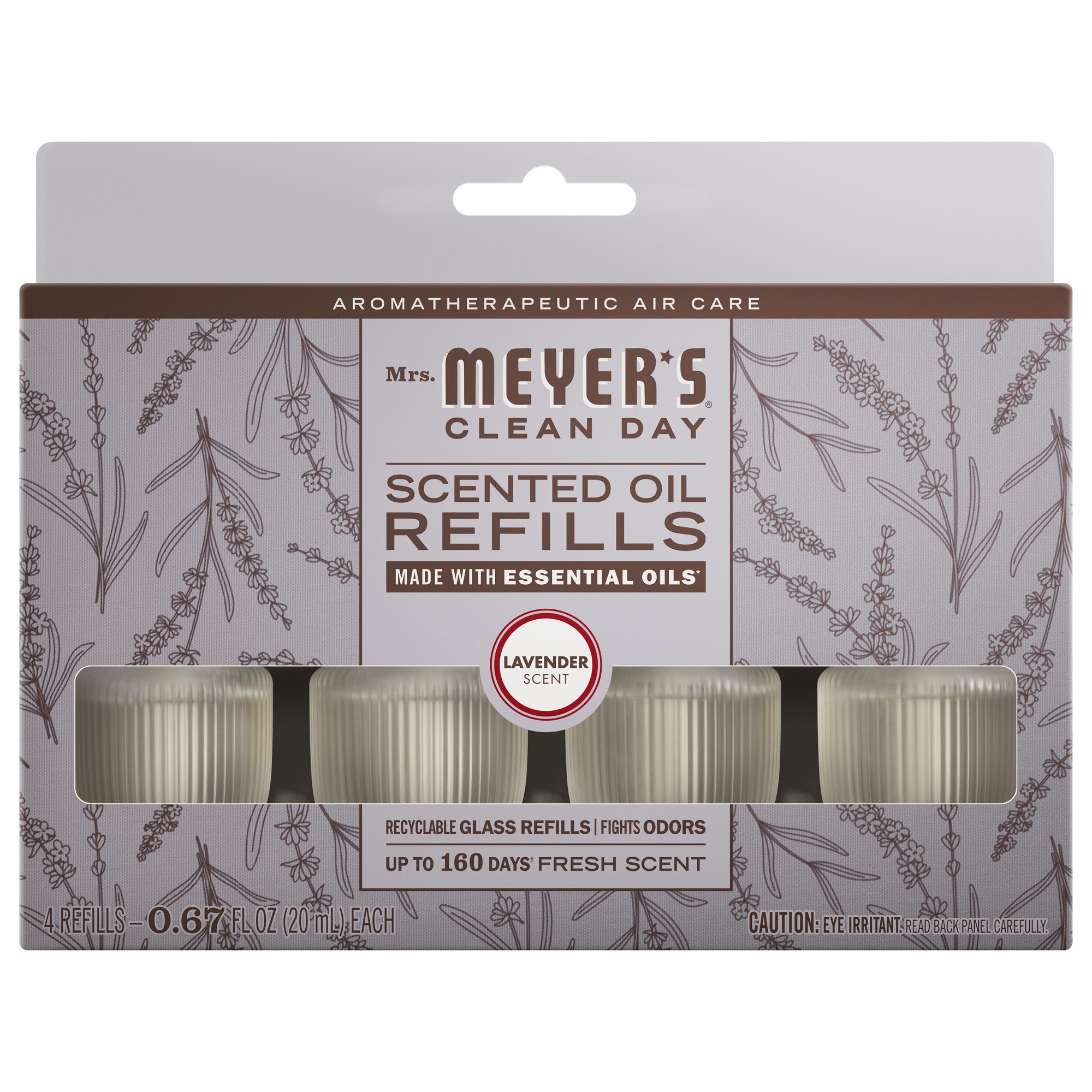 Lavender Plug In Scented Oil Refill, 4-Pack